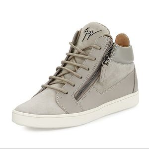Giuseppe Zanotti Sloane Suede Zip Sneakers